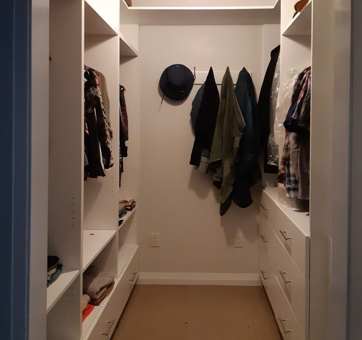 Walk-in closet organizer