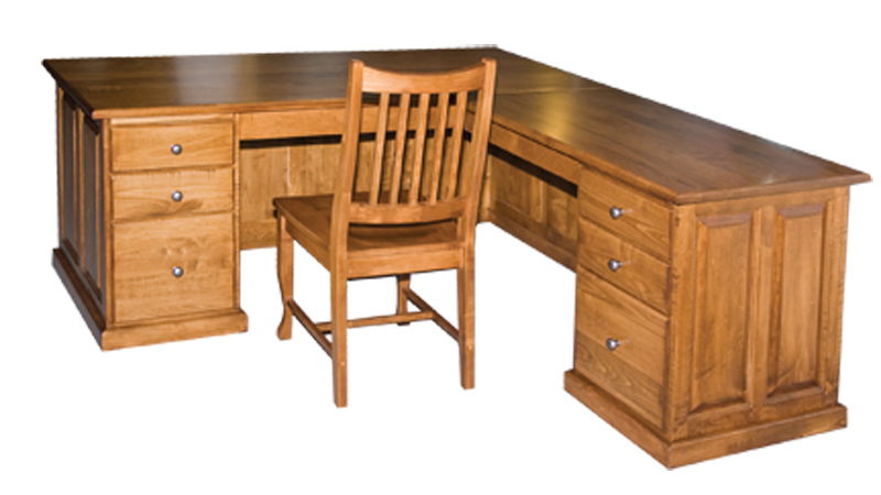 Classic Solid Wood Corner Desk