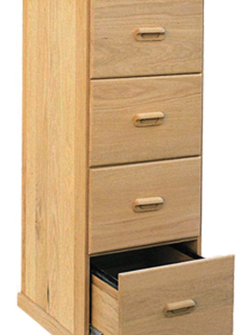 Solid Wood Filing Cabinet