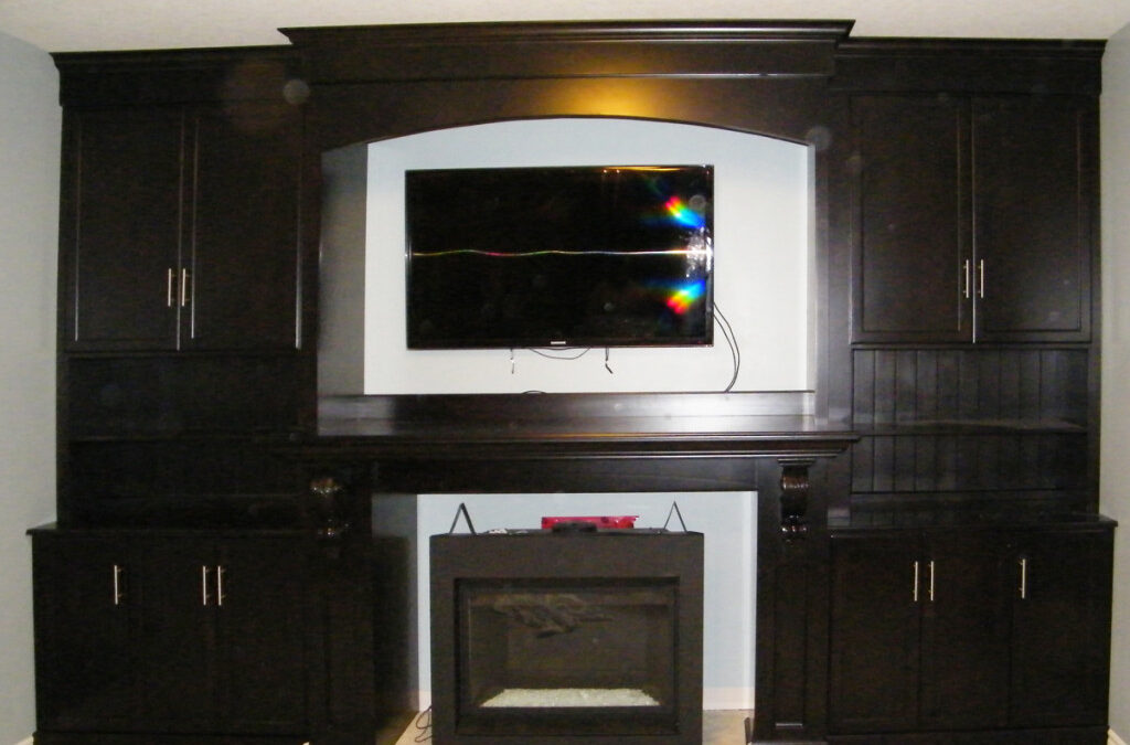 TV Wall Unit Brown