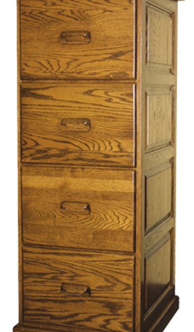 Solid Wood Filing Cabinet